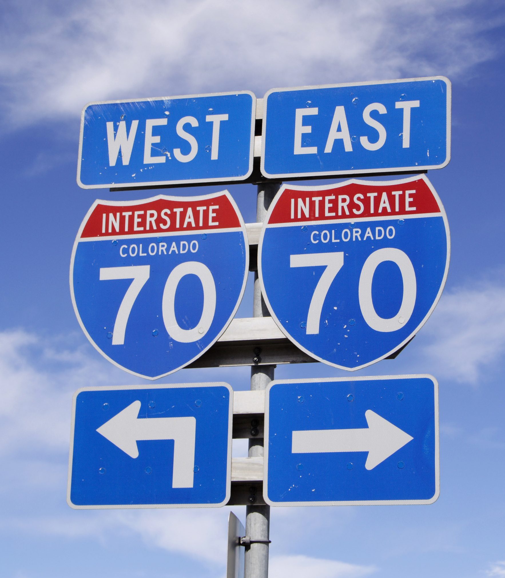 Colorado Interstate 70 Signs colorful colorado welcome sign